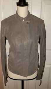 Free People Grey Suede Jacket size 4